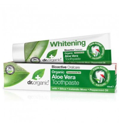 Dr Organic Pasta Dental Aloe Vera 100 ml Dr Organic Pasta Dental Aloe Vera 100 ml