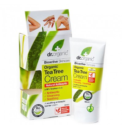 Dr Organic Crema Arbol del Te Antiseptica 50 ml