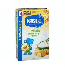 Nestle 8 Cereal Banana Orange Cookie 660g