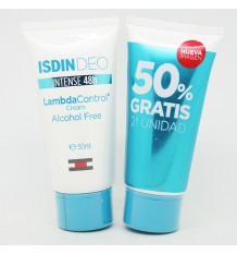 Isdin Lambdacontrol Deodorant Alcohol-free Cream 50ml + 50ml Duplo
