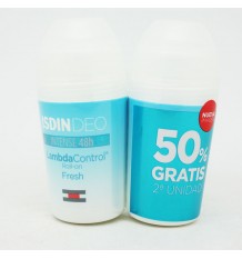 Isdin Desodorante Lambdacontrol Roll On Fresh 50ml + 50ml Duplo