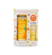 Weleda Calendula Pack Shampoo 200ml+ Cream Diaper 30ml