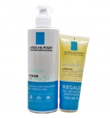 Lipikar Leche Urea 5+ La Roche Posay 400ml+Lipikar Aceite Lavante AP+ 100ml Regalo