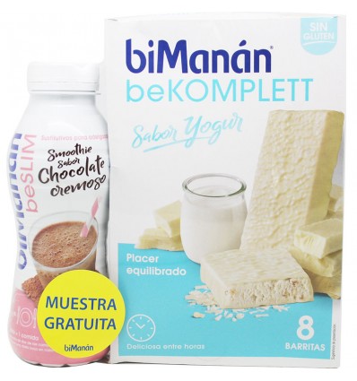 Bimanan Bekomplett Iogurte 8 unidades + Smoothie Chocolate 330ml