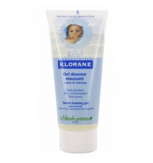 Klorane Bebé Gel Espuma Suave Cuerpo y Pelo 200ml