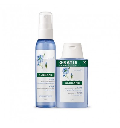 Klorane Spray Lino 125ml + Champú 100ml Klorane Spray Lino 125ml + Champú 100ml