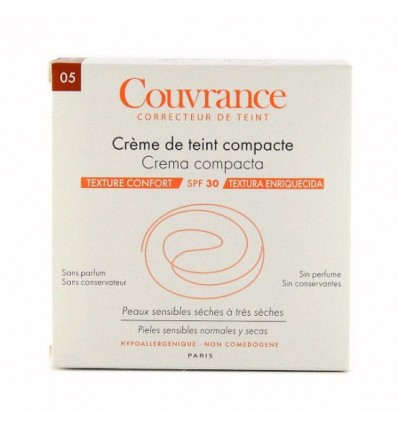 Avene Couvrance Compacta 05 Bronceado Confort Pieles Secas