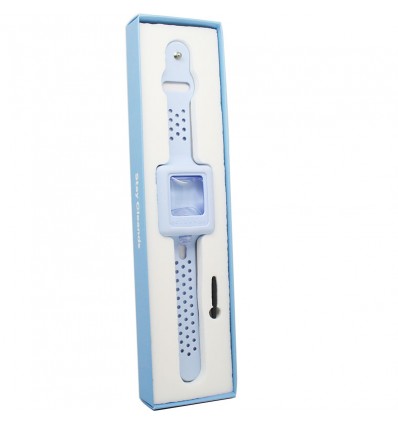 Cleands Pulseira Gel Hidroalcoholico Natal Azul