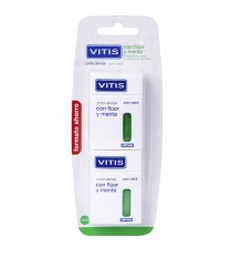 Vitis Cinta Dental Fluor Menta Duplo