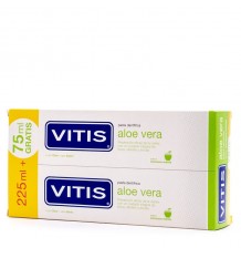 Vitis Aloe Vera Toothpaste Apple 150ml+150ml Duplo