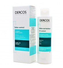 Dercos Shampoo Sebo Controle Tratamento 200ml