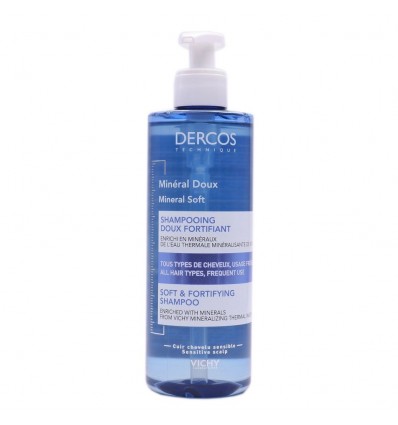 Dercos Mineral Doux Champú Mineral Suave Fortificante 400ml