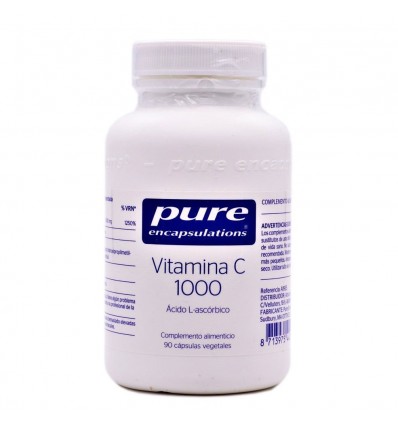 Pure Encapsulations Vitamina C 1000 90 Cápsulas Vegetais
