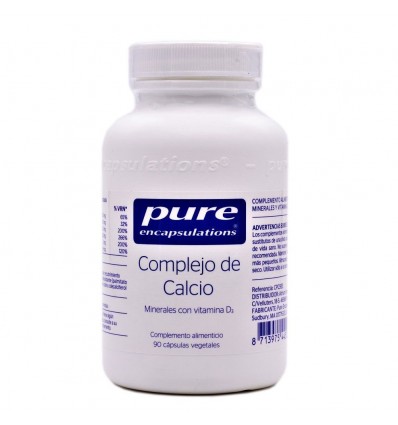 Pure Encapsulations Complejo de Calcio 90 Cápsulas Vegetales