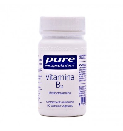 Pure Encapsulations Vitamina B12 90 Cápsulas Vegetales