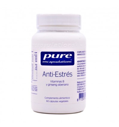 Pure Dispositifs D'Encapsulation Anti-Stress, 60 Capsules Végétales