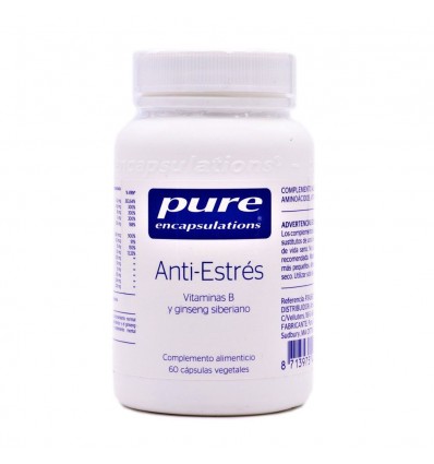 Pure Encapsulations Anti Estrés 60 Cápsulas Vegetales Pure Encapsulations Anti Estrés 60 Cápsulas Vegetales
