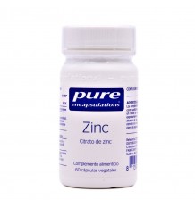 Pure Dispositifs D'Encapsulation De Zinc 60 Capsules Végétales
