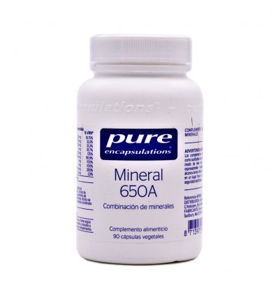 Pure dispositifs d'encapsulation Minérale 650A 90 Capsules Végétales