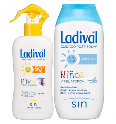Ladival für Kinder 50 Spray 200 ml+After Sun, 200 ml
