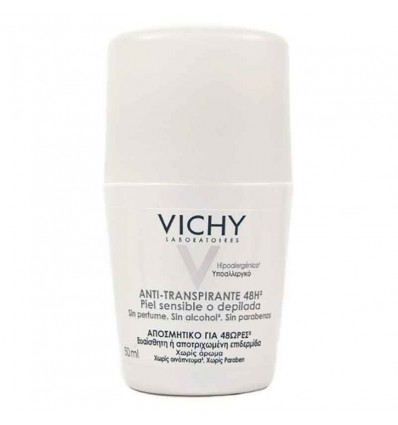 Vichy Deodorant Empfindliche Haut Enthaarung Roll-On 50 ml