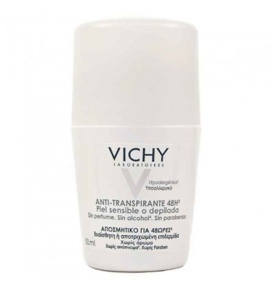 Vichy Desodorante Piel Sensible Depilada Roll On 50 ml