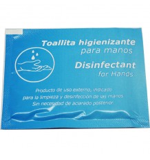 Toalhinha Higienizante Mãos Com Álcool 70% 1 Unidade