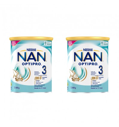 Nan Optipro 3 800g+800g duplo promocion Nan Optipro 3 800g+800g duplo promocion