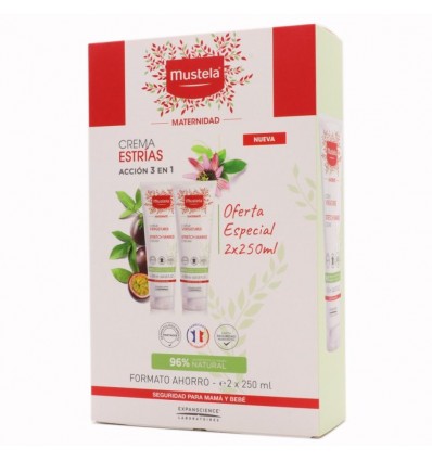 Mustela Antiestrías Crema 250ml + 250ml Duplo Pack Mustela Antiestrías Crema 250ml + 250ml Duplo Pack