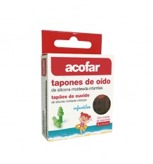 Acofar Tapones Oido Infantil Silicona 6 Unidades