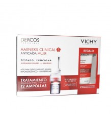 Dercos Aminexil Clinical 5 Mujer12 Pads+Shampoo Stimulating 50ml