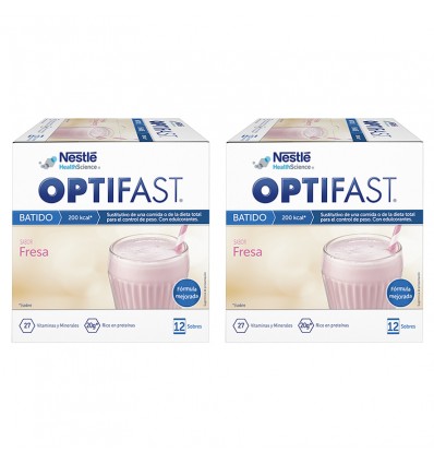 Optifast Batido Fresa Duplo 24  sobres