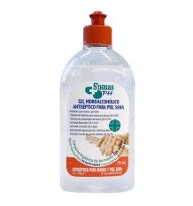 Snonas Gel de Saúde Hidroalcohólico Antiseptico Para Mãos 500 ml