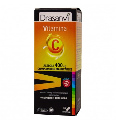 La vitamine C 400mg 60 Comprimés à Croquer Drasanvi