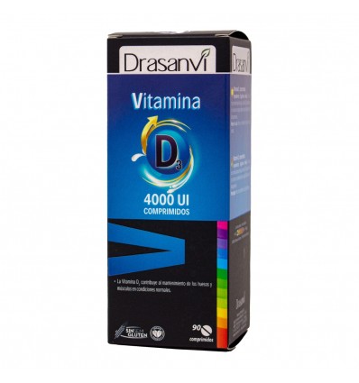 Vitamina D3 4000ui 90 Comprimidos Drasanvi