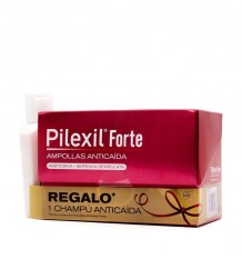 Pilexil Forte Ampoules Anticaida 15 Units + Shampoo Pilexil 100ml