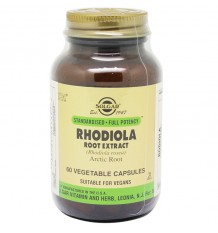 Solgar Rhodiola Root Extract 60 Capsules Vegetables