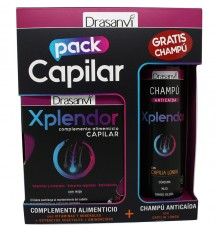 Xplendor 24 Cápsulas+ Xampu, Queda de 300ml