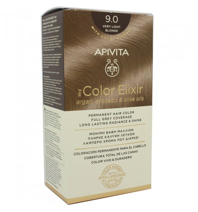 Dye Apivita 9.0 Very Light Blonde/Very Light Blonde