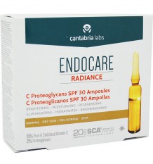 Endocare Radiance C Protéoglycanes Spf30 10 Ampoules