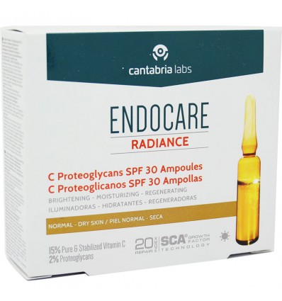 Endocare Radiance C Proteoglicanos Spf30 10 Ampolas