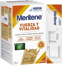 Meritene força e vitalidade café descafeinado 15 saquetas