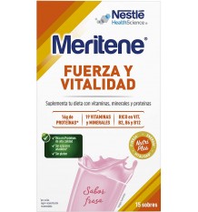 Meritene Strength and Vitality Fraise 15 sachets