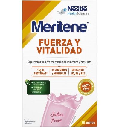 Meritene Erdbeere 15 Beutel