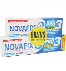 Novafix Ultrafuerte Sin Sabor 70 g + Novafix Ultrafuerte 50g