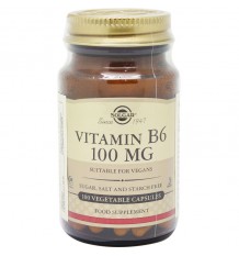 Solgar Vitamina B6 Piridoxina 100mg 100 Capsulas