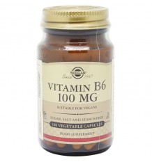 Solgar Vitamina B6 Piridoxina 100mg 100 Capsulas