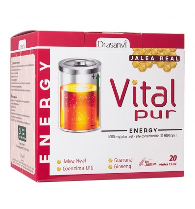 Vitalpur Energy Jalea Real 20 Viales 15ml Vitalpur Energy Jalea Real 20 Viales 15ml