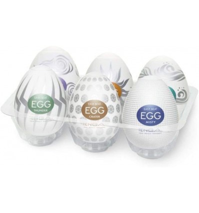 Tenga Egg Huevo Masturbador Hard Boiled 6 Unidades