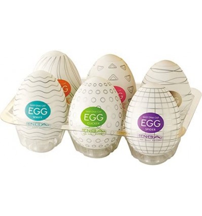 Tenga Egg Huevo Masturbador 6 Colors 6 Unidades